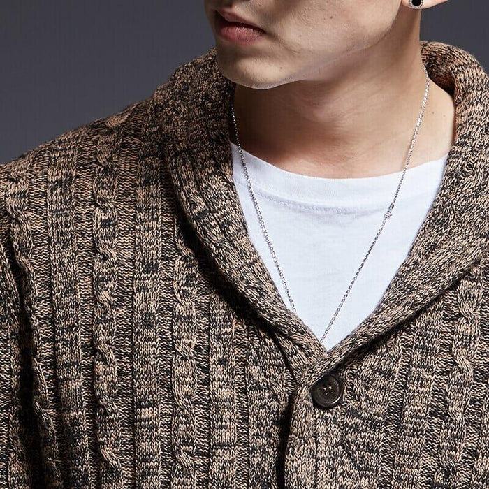 Cardigan Masculino em Algodão Azzara AS302