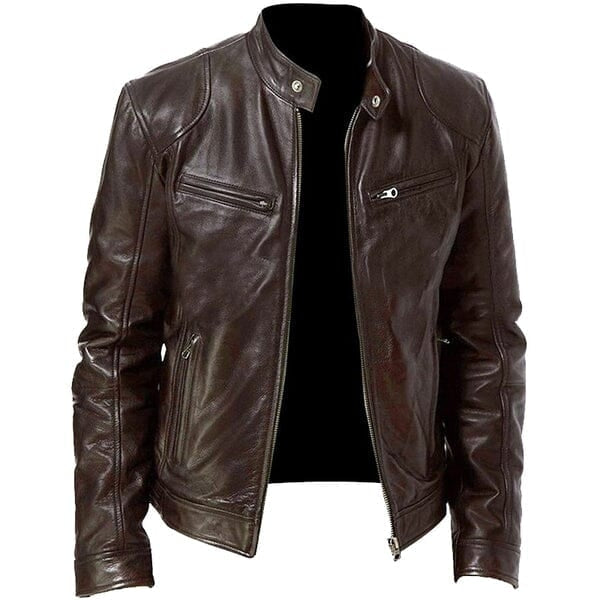 Jaqueta de Couro Masculina Azzara AS63