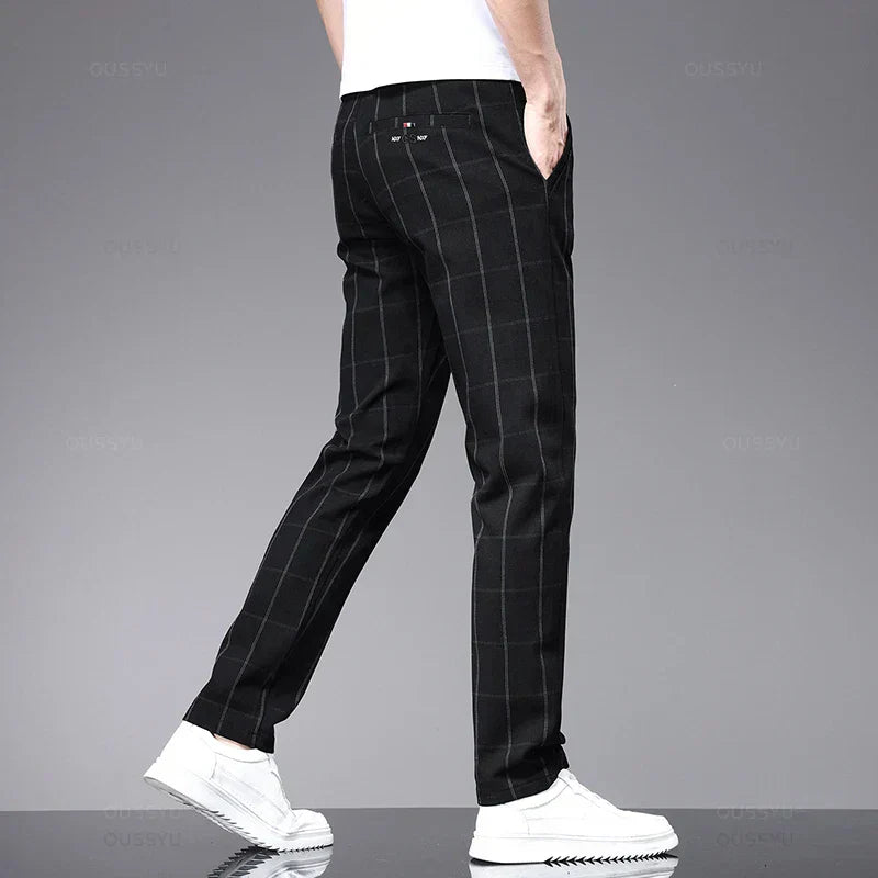 Calça Social Xadrez Masculina Azzara AS285