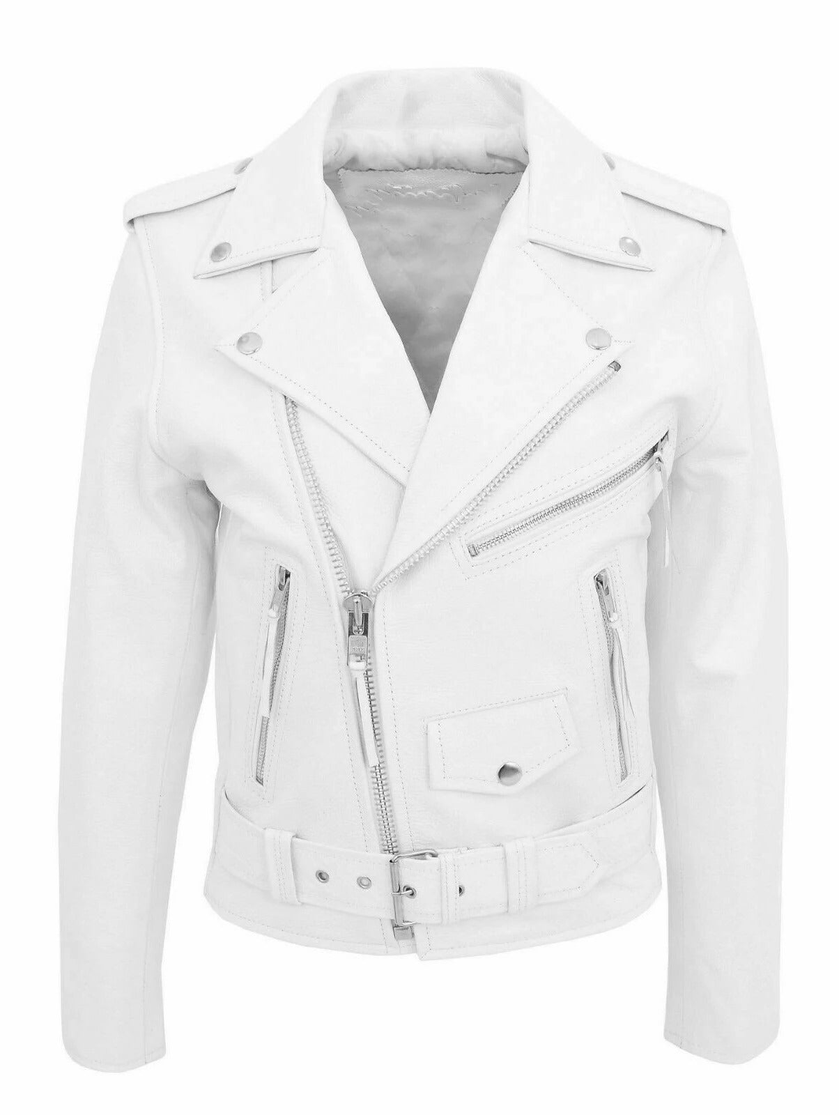 Jaqueta Masculina De Couro Biker Azzara AZ398