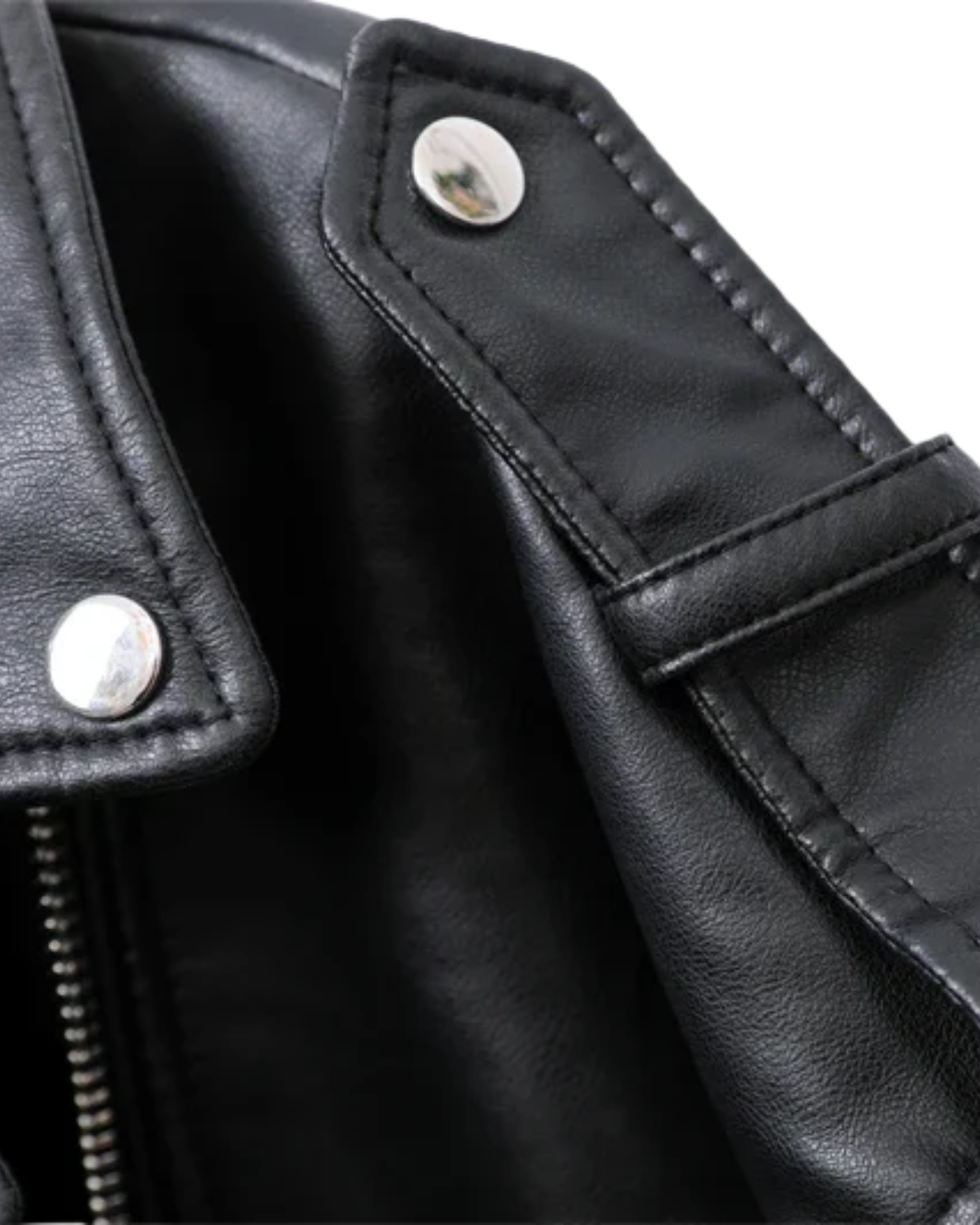 Jaqueta de Couro Biker Feminina Azzara AS421