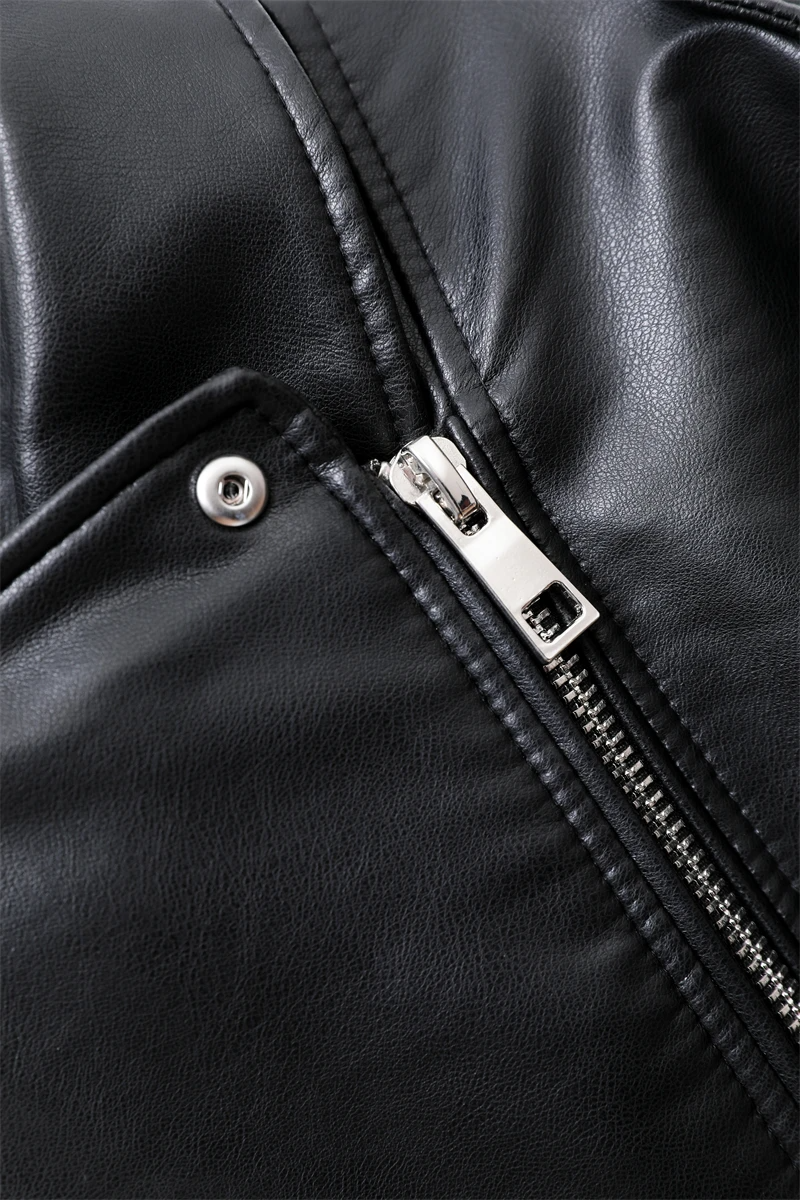 Jaqueta de Couro Biker Feminina Azzara AS421