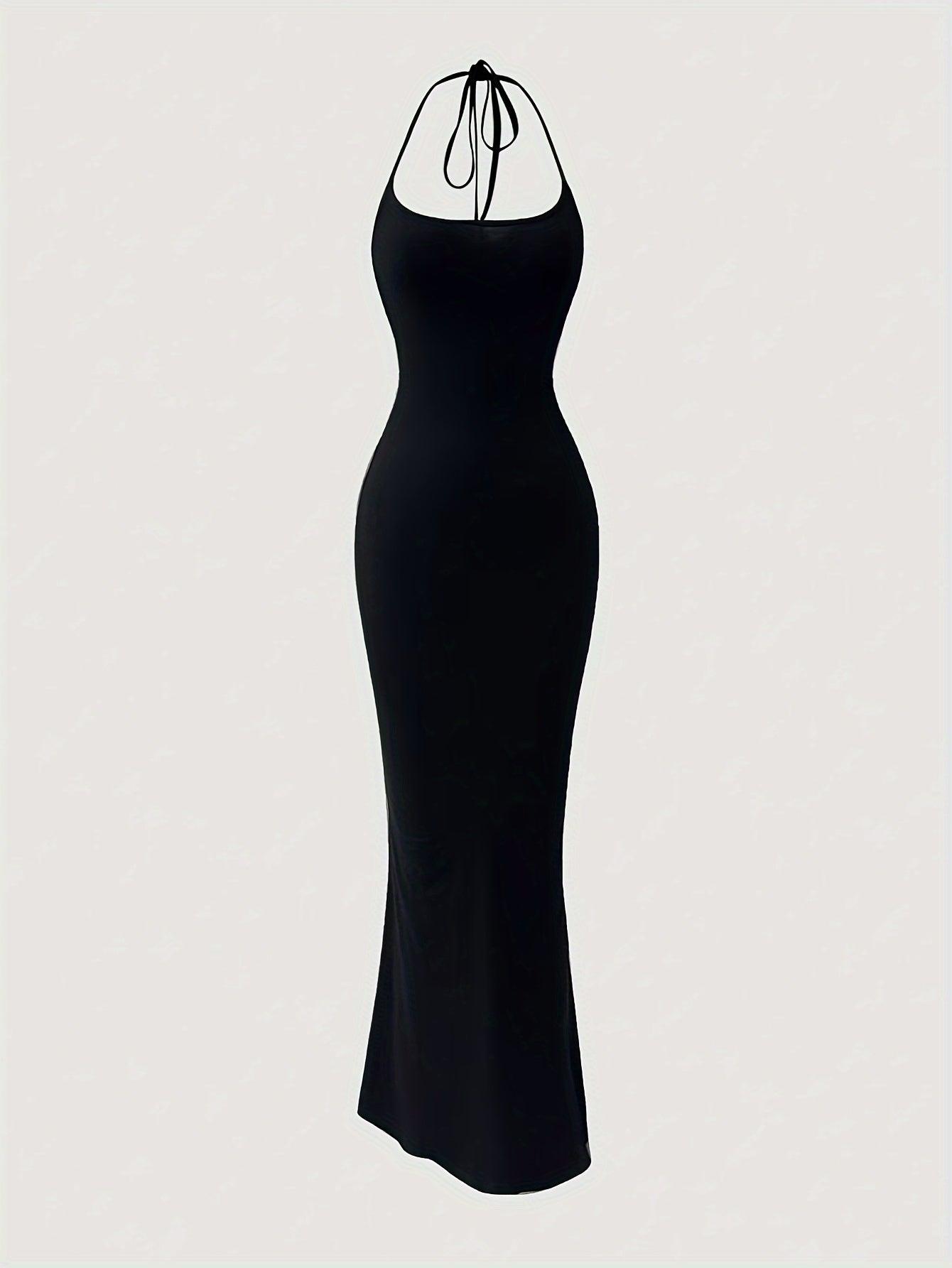 Vestido Longo Slim Elegante