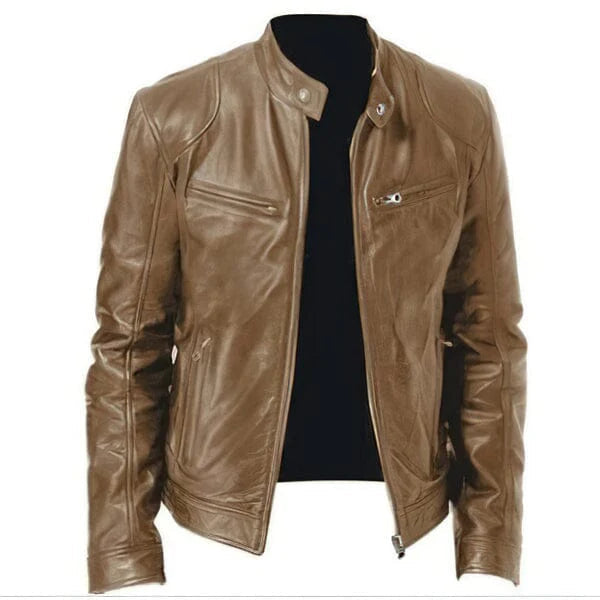 Jaqueta de Couro Masculina Azzara AS63