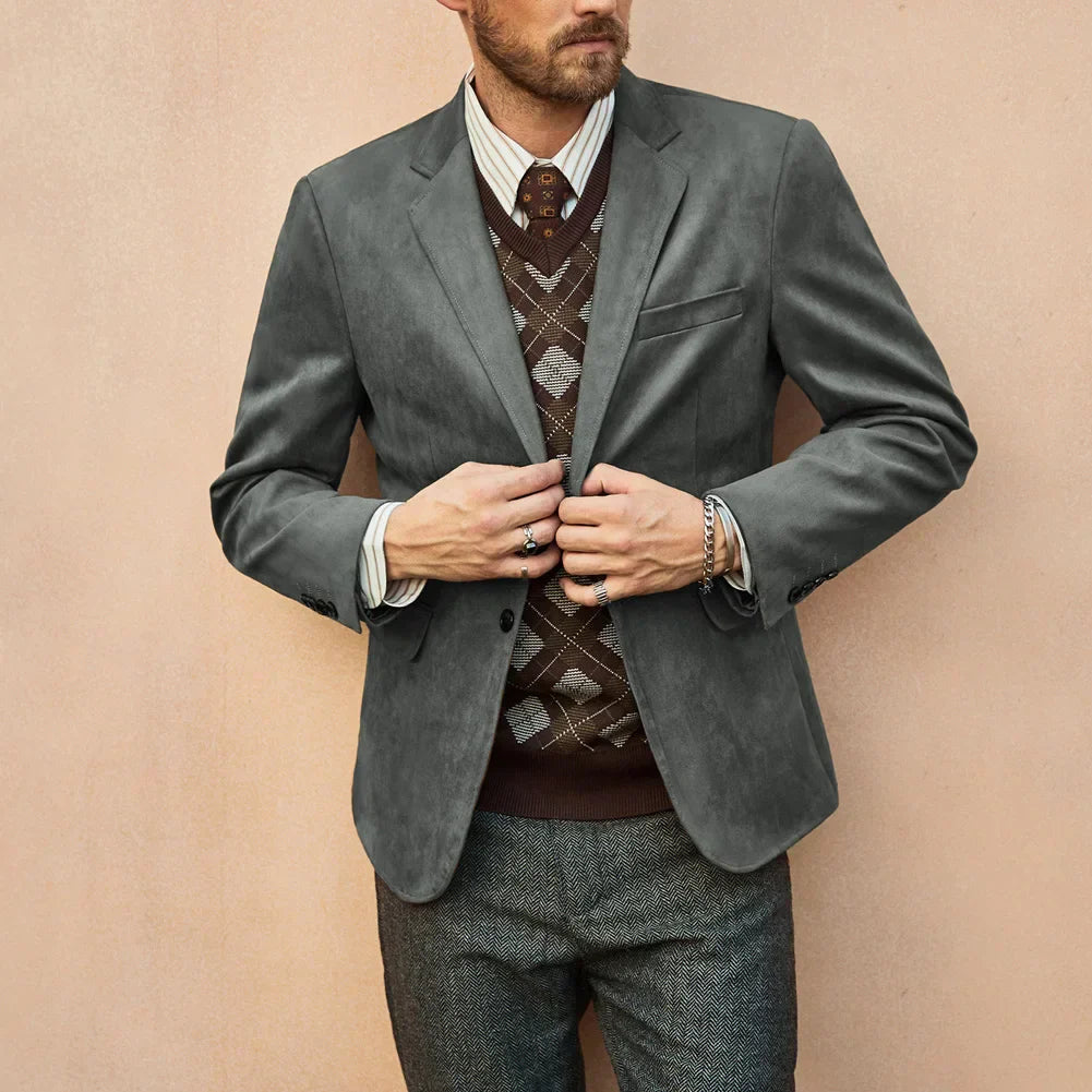 Blazer Masculino em Camurça Azzara AZ34