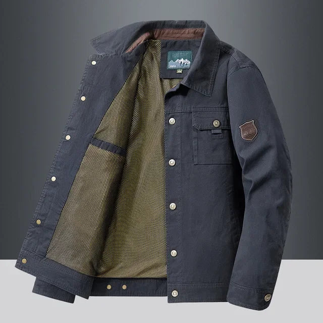 Jaqueta Casual Masculina em Algodão Azzara AZ27