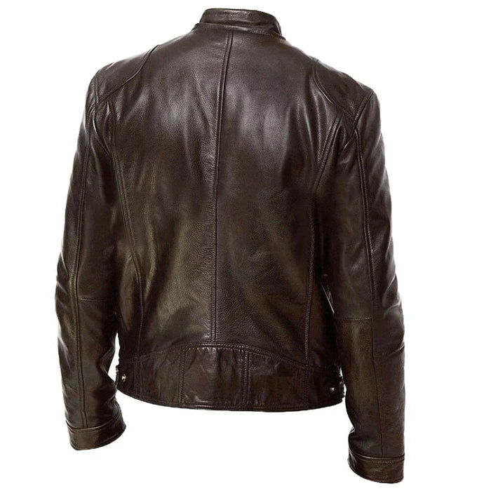 Jaqueta de Couro Masculina Azzara AS63