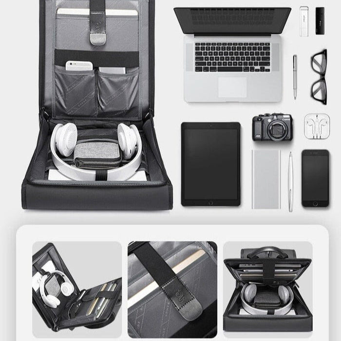 Mochila Executiva Azzara AS376- Notebook 15`, Impermeável